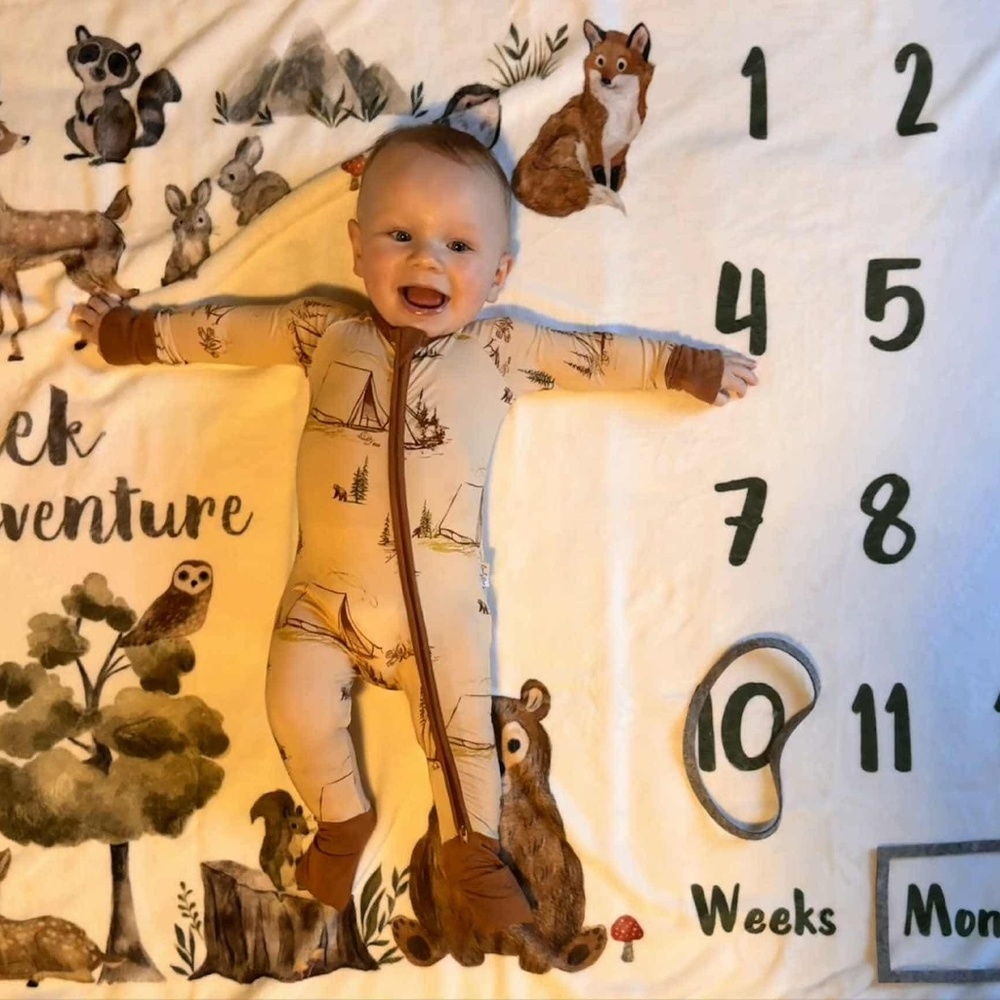 Sasquatch Zippy Pajamas | LIVELY RAE | Sasquatchin' ZZZ's Bamboo Oeko-Tex